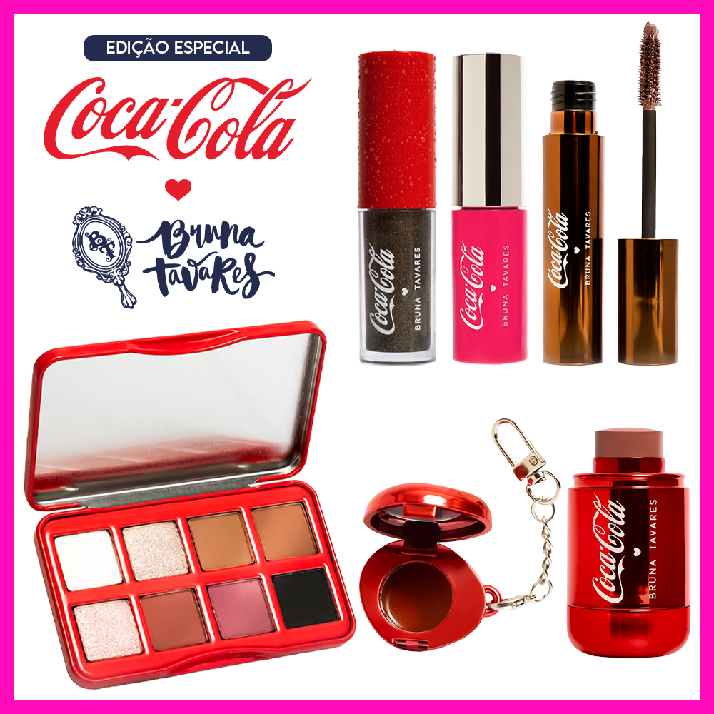 Bruna Tavares BT Coca Cola (Crie looks profissionais incríveis com alta pigmentação e facilidade) em Oferta na Shopee