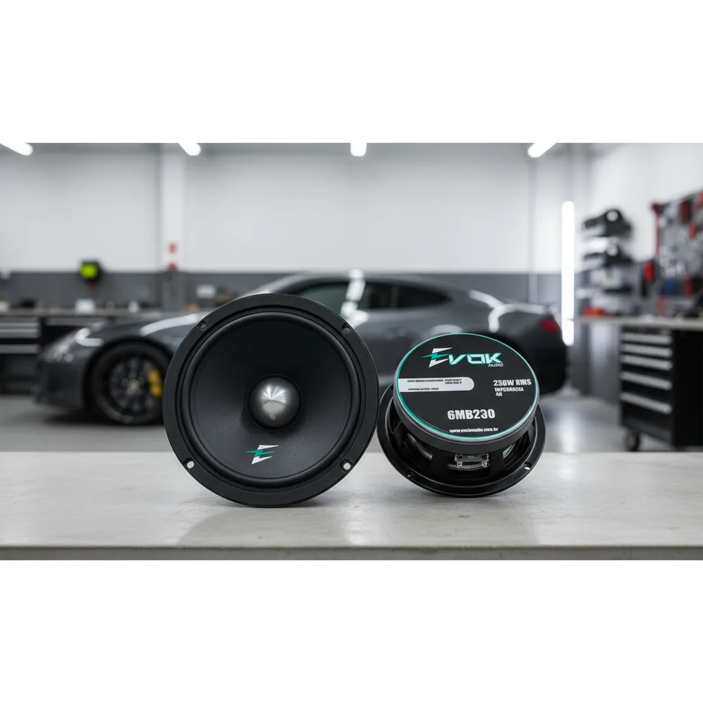 medio Boca De 6 Woofer pancadao Evok 230 rms 6 Melhor Q Zetta Fb snake