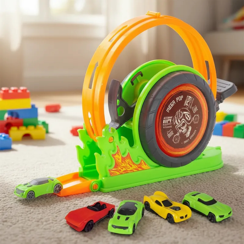 Brinquedos de menino Pista Lançador 6pcs Radical Pista de Lancamento Brinquedo Infantil Radical