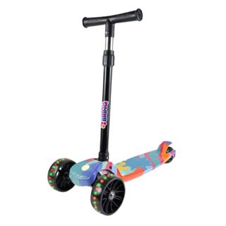 Patinete Infantil 3 Rodas com Luz LED, Dobrável e Seguro, Scooter para Crianças, Leve e Resistente em Oferta na Shopee