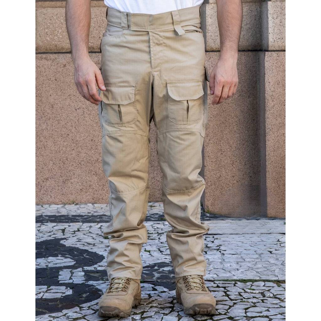 Calça Tática Cargo Confortável Vigilante Noturno Segurança Profissional 8 Bolsos Farda