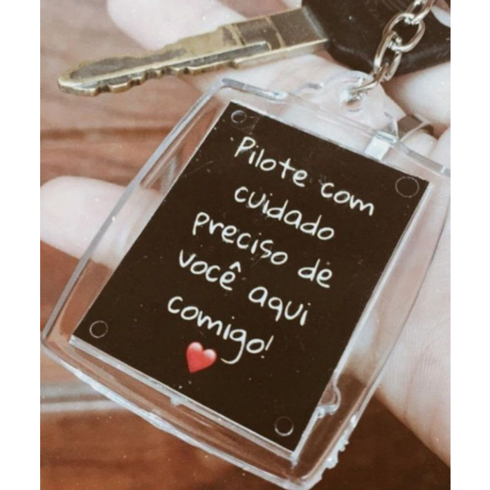 Chaveiro Acrílico P/foto 3x4 Personalizado com sua foto | Frente e Verso em Oferta na Shopee