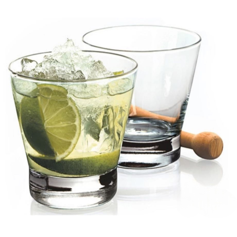 Copo Caipirinha Drink Coquetel Ilhabela Rocks 350ml Nadir