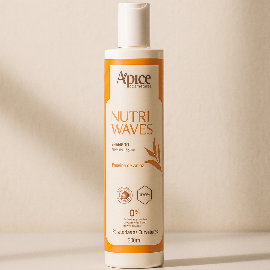 Apse Shampoo Limpeza Suave Nutri Waves 300ml - Apice