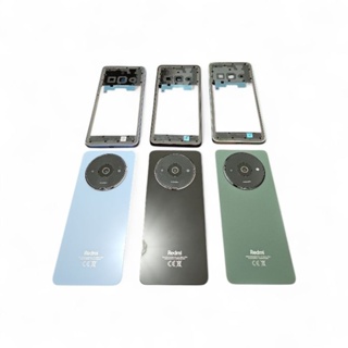 kit Aro lateral + tampa traseira com lente para xiaomi redmi A3 novo em Oferta na Shopee