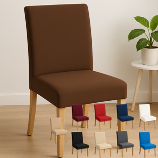 Capa de Cadeira Ajustável com Elástico Avulsa/Kit com 2/4/6 e 8 Lugares Premium Eventos Elegante em Oferta na Shopee