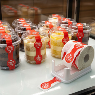 Etiqueta adesiva "gratidão ter você como cliente" ideal para delivery em Oferta na Shopee