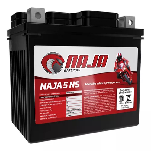 Bateria Moto Dafra Horizon 150 5 Ns 12v 5ah