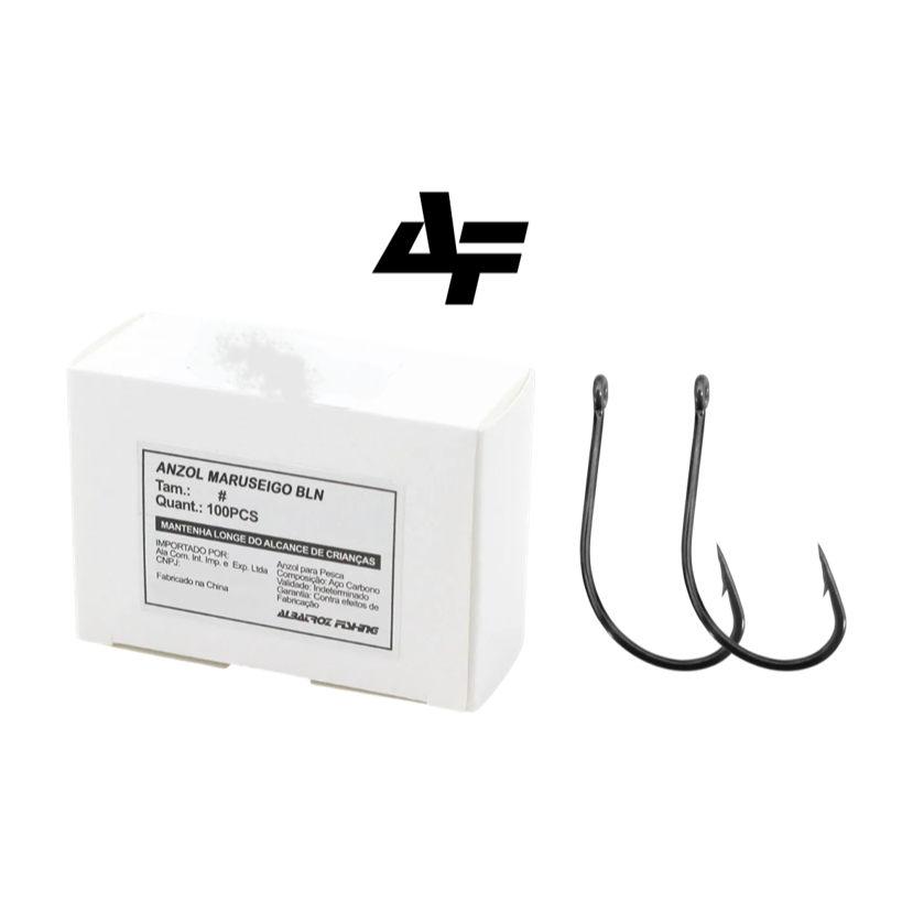 Anzol Maruseigo Black Albatroz Caixa c/ 100 Unidades - Varios Tamanhos