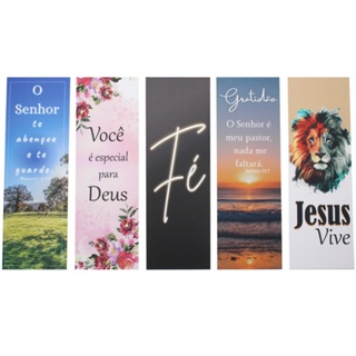Kit 25 Marca Página Lembrancinhas Evangélicas em Oferta na Shopee