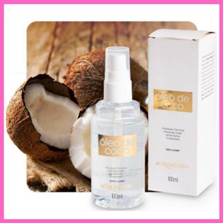 Óleo de Coco 100ml Antioxidante Umectação Capilar - Acquaflora em Oferta na Shopee