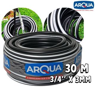 Mangueira Ar e Água 3/4'' PT300 Alta Pressão ARQUA 30m Profissional Ultra Resistente 3 Camadas Jardim em Oferta na Shopee