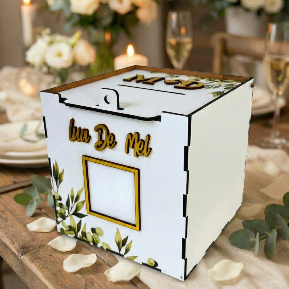 Caixa para Casamento Operação Lua de Mel verde Oliva Corte da Gravata Qrcode Pix Personalizada em Oferta na Shopee