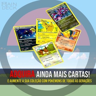 Detalhes do Lote de Cartas Pokémon Originais - 100 Cartas Sortidas