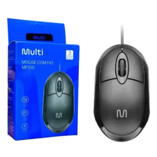 Mouse Com Fio Multi Multilaser MF100 / MO300 1200dpi Computador PC Notebook em Oferta na Shopee