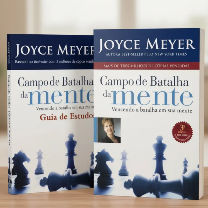 Kit 2 Livros | Campo de Batalha da Mente + Guia de Estudos Campo de Batalha | Joyce Meyer