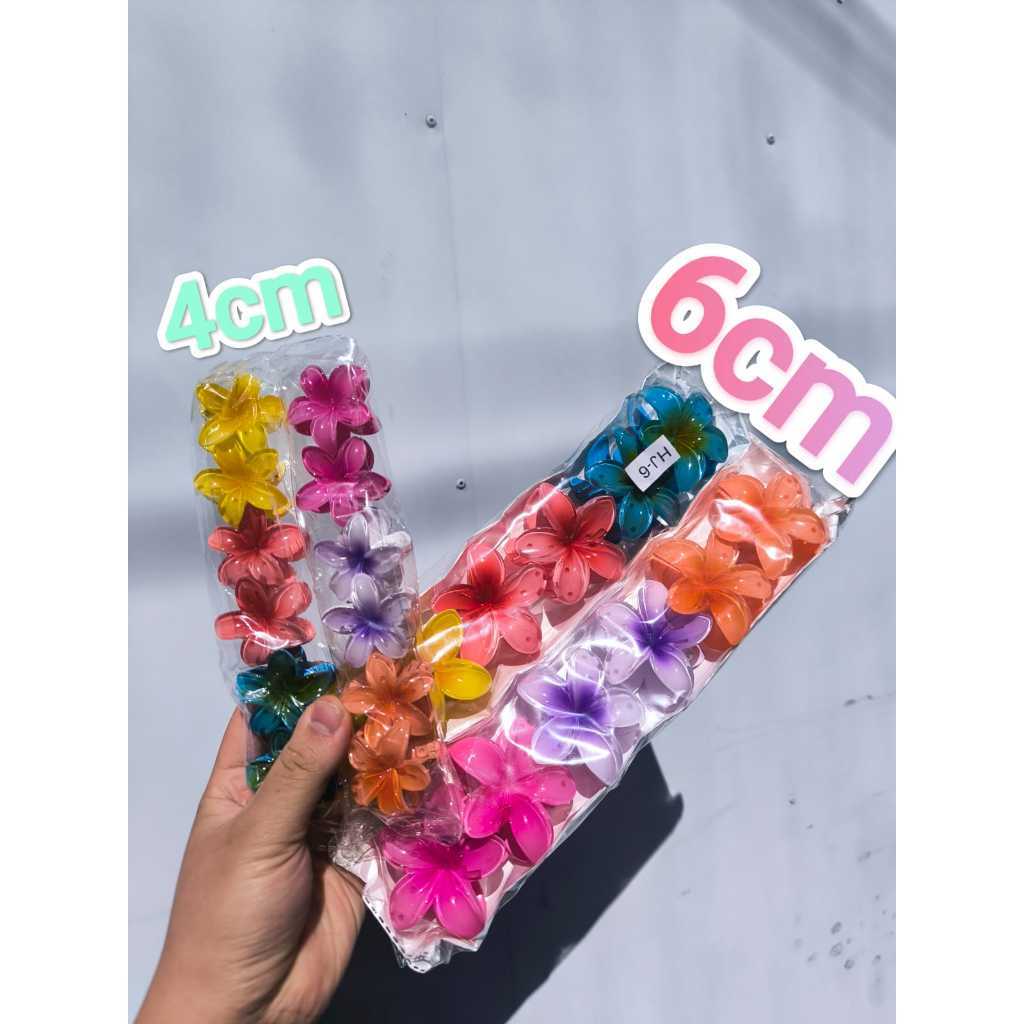 Kits até 12 peças – Grampos/Piranhas de Cabelo Flor de Feriado de Praia eviamos cor aleatrio