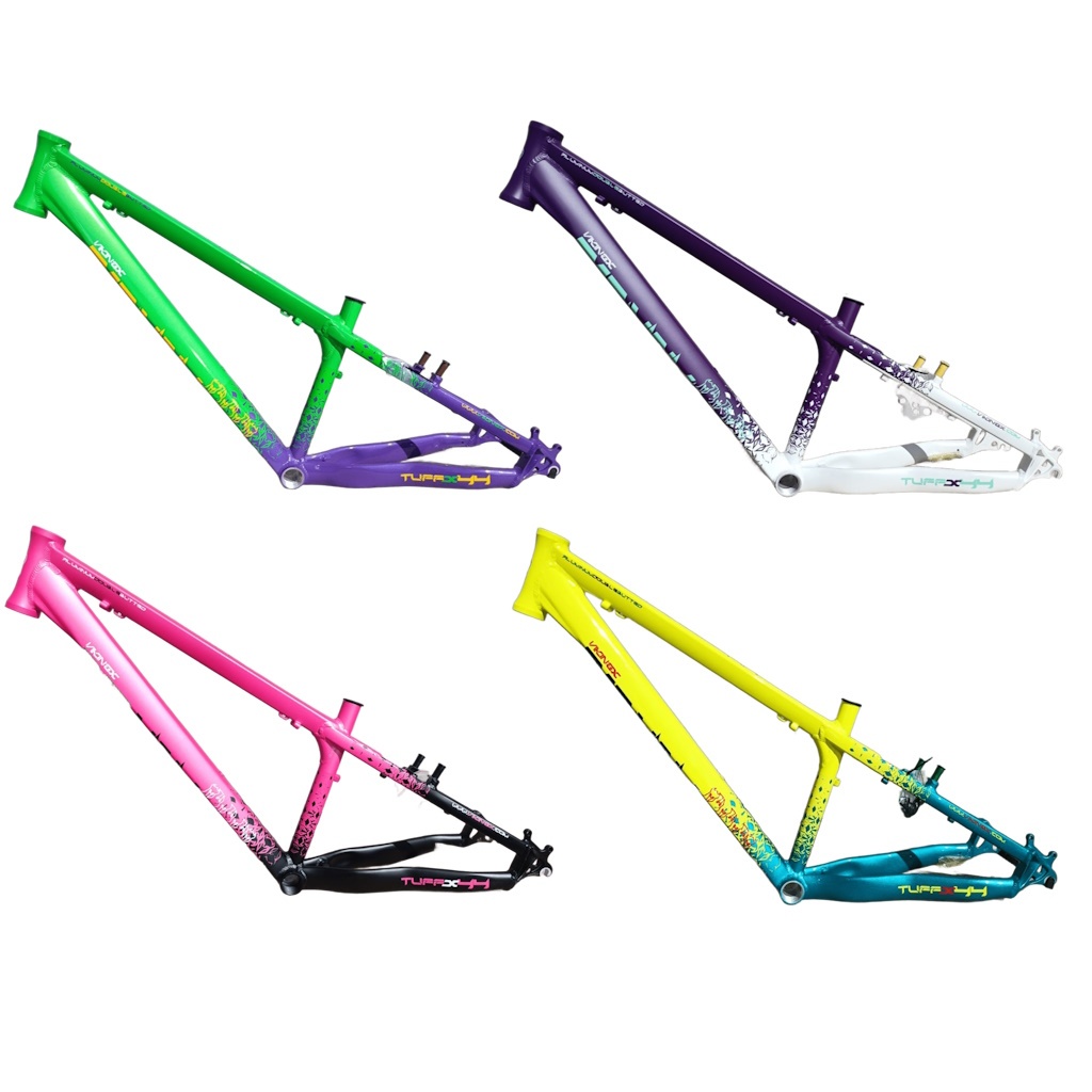 Quadro 26 Vikingx Dirty Jump Tuff X44 2025-2026 Aluminio 6061 Freeride BMX Wheeling Grau Novas Cores