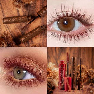 Máscara de Cílios Marrom Vermelho Bordô Resistente água Rimel Alonga Mia Make Dailus Barato Promoção em Oferta na Shopee