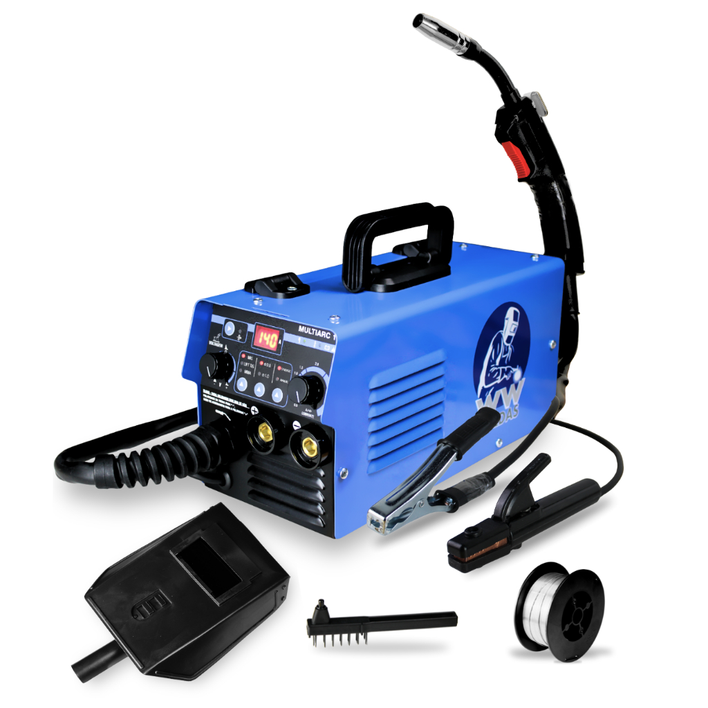 Inversora Maquina De Solda Multiprocesso 3 em 1 Mig Tig E Eletrodo Multiarc 148  Sinérgica 220V em Oferta na Shopee
