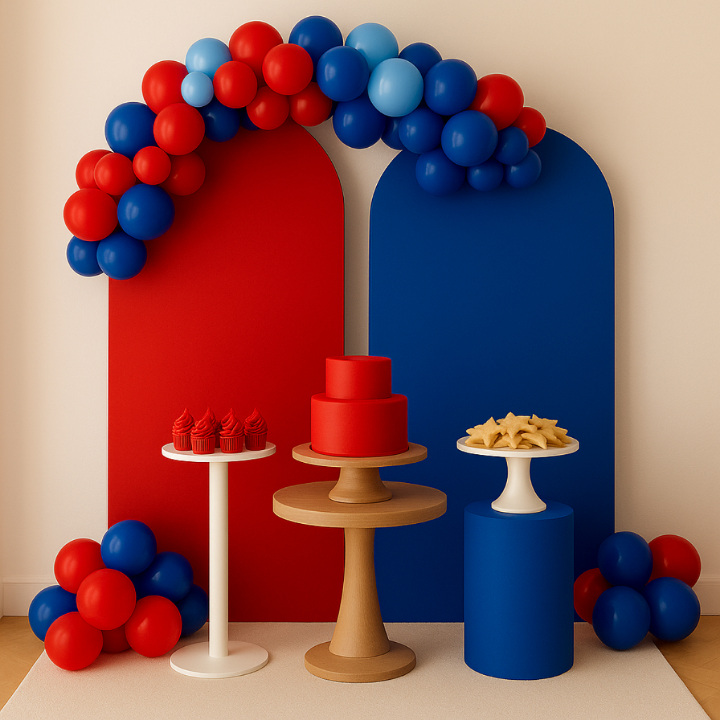 Painel Romanos Decoração para Festa Batizado Aniversario Capa Dupla Face 2m x 1m em Oferta na Shopee