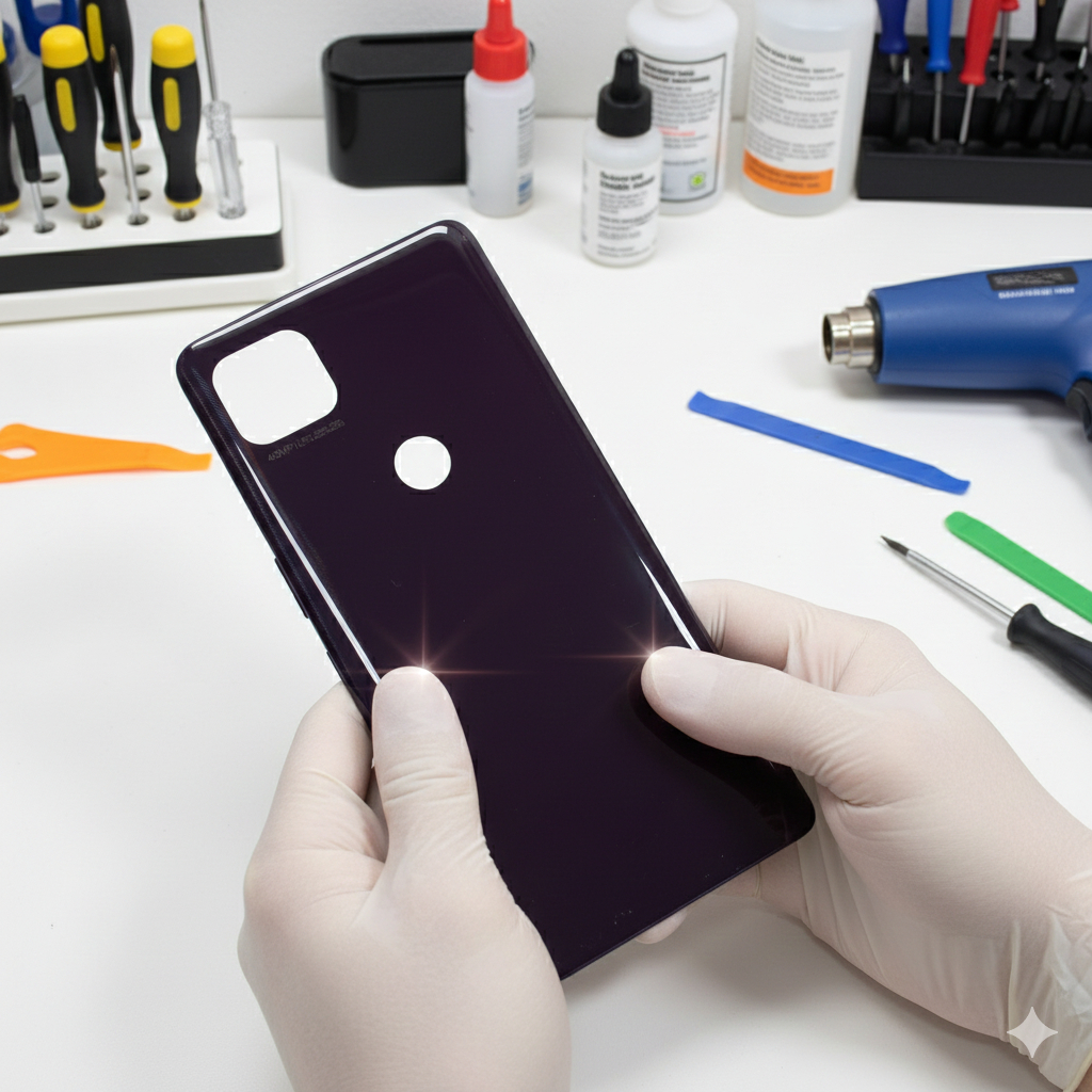 Tampa Traseira Para Motorola G 5g Preto Prisma Xt2113  - Sem Botões Estéticos / Sem Lente