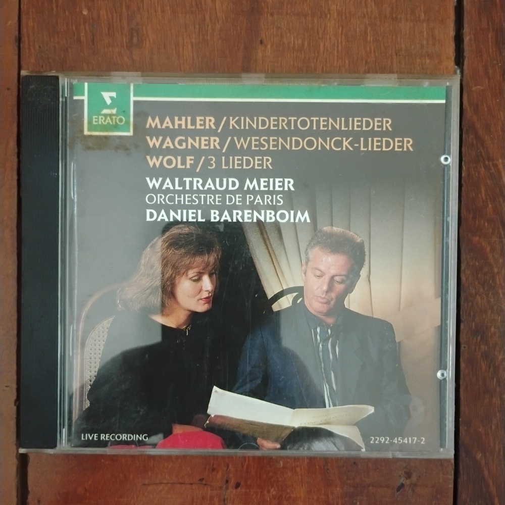 Cd Waltraud Meier Daniel Barenboim - Mahler/ Wagner/wolf Ger