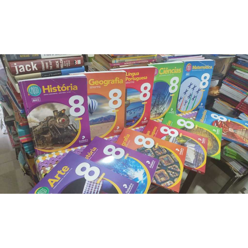 Callis 2025 8° Ano Livro 1 e Livro 2 Lote: 11 Livros