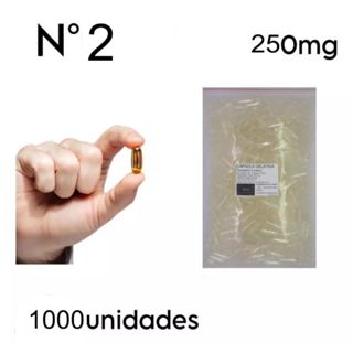 1.000 Cápsulas Vazias De Gelatina Incolor N°2 em Oferta na Shopee