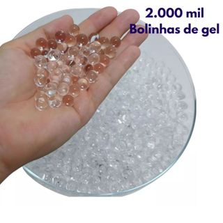 2000 Bolinhas De Gel Transparentes que Crescem na água Hidrogel Decoração Vaso Planta Anti Stress em Oferta na Shopee