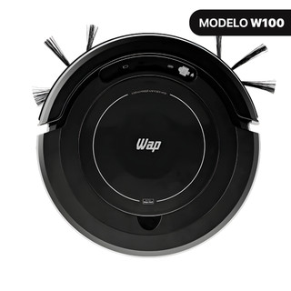 Aspirador de Pó Robô WAP Robot W100 3 em 1 Antiqueda Bivolt 17W