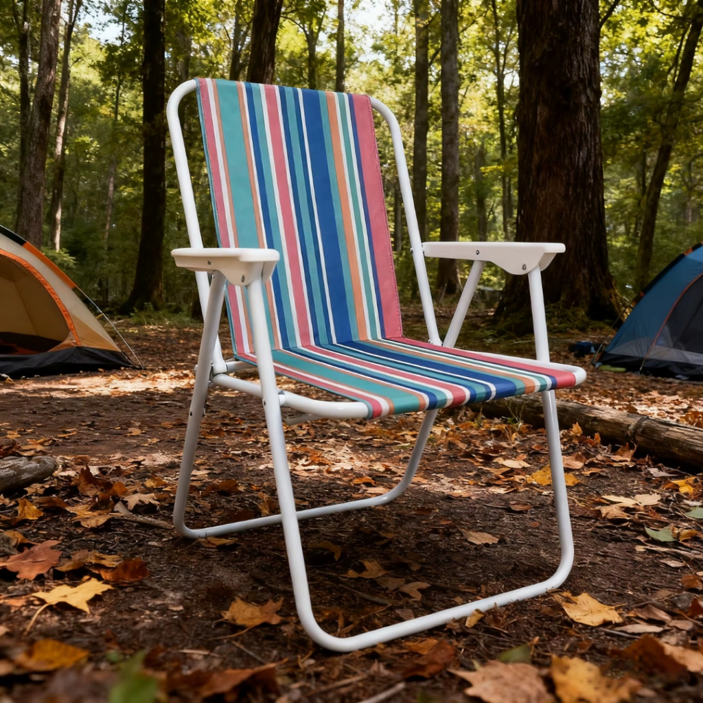 Cadeira de praia Dobrável Camping Pesca Estampas Sortidas
