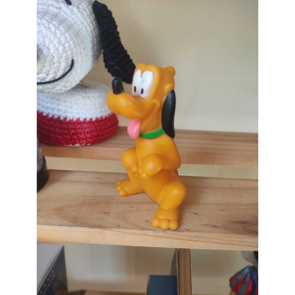 Boneco Pluto em Vinil USADO - Original Disney