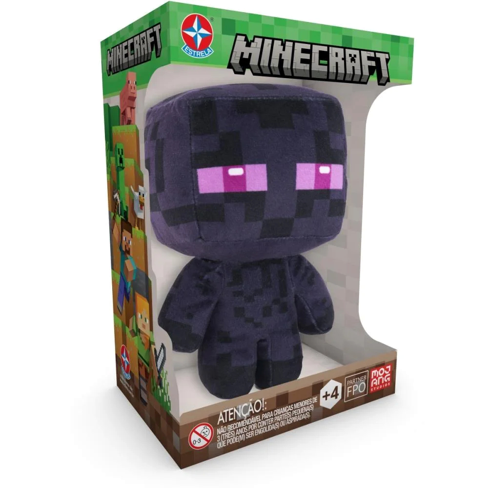 Detalhes do Pelúcia Minecraft - Enderman - Brinquedos Estrela