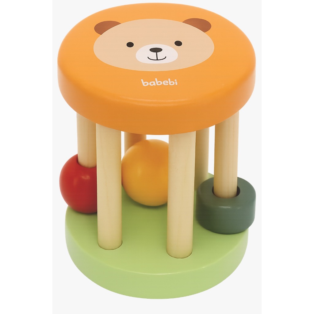 MEU CHOCALHO DE URSINHO - Brinquedo Educativo de Madeira Importados BABEBI -- brinquedo montessori