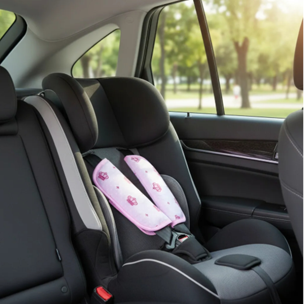 Protetor de Cinto de Segurança Ajustável Para Uso em Carrinho ou Bebê Conforto
