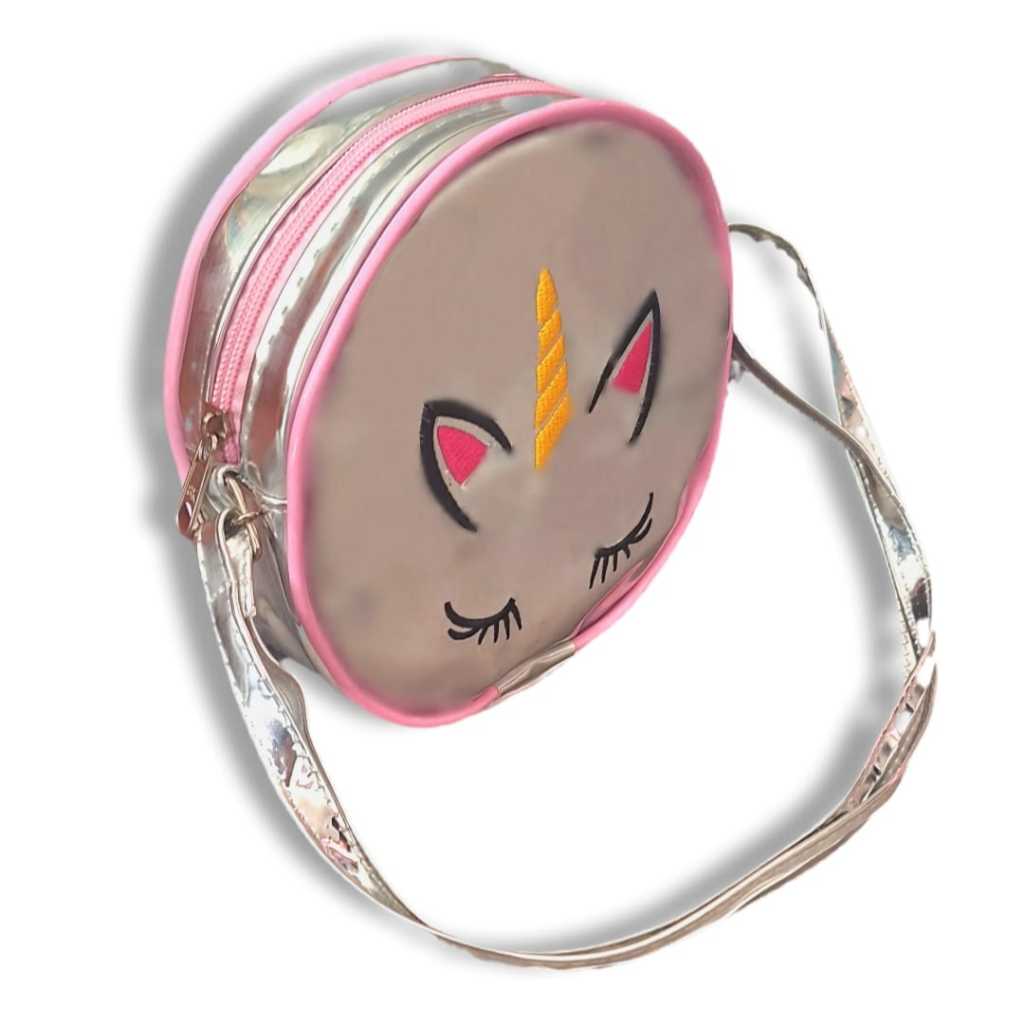 Bolsa Infantil Unicórnio Mágico Brilhos, Cores e Muito Charme