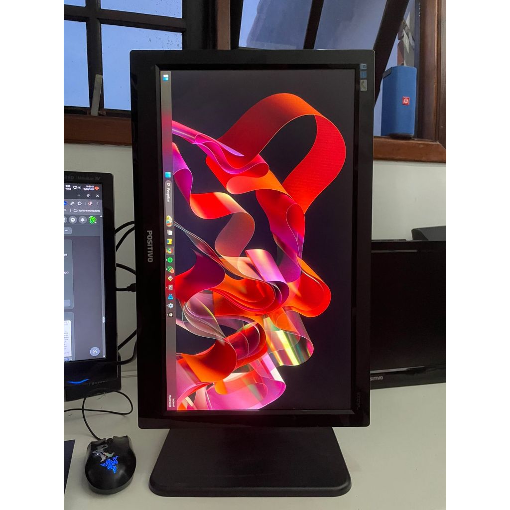 Monitor Positivo 19,5” E2023PWD LED Wide VGA/DVI Base Ajustável – Usado perfeito estado