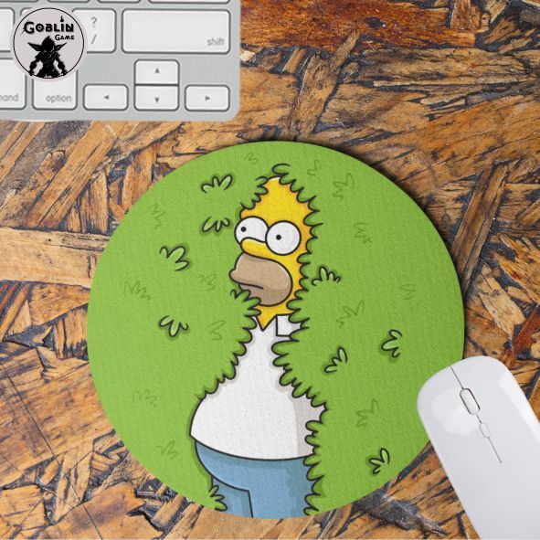 Mousepad Gamer Estampado Homer Simpson Moita Nerd Geek Mouse Pad PC Gamer Presente Criativo
