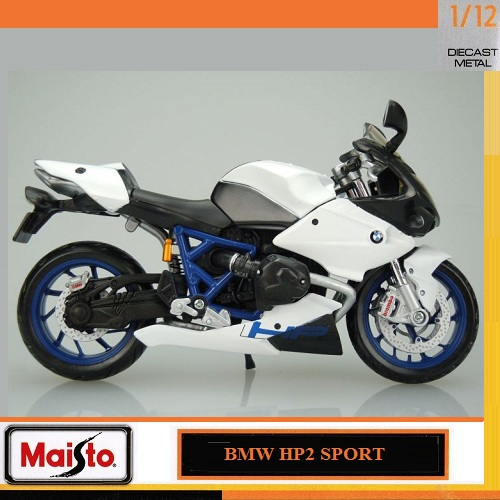 Miniatura Moto BMW HP2 Sport  - Escala 1:12 - MAISTO