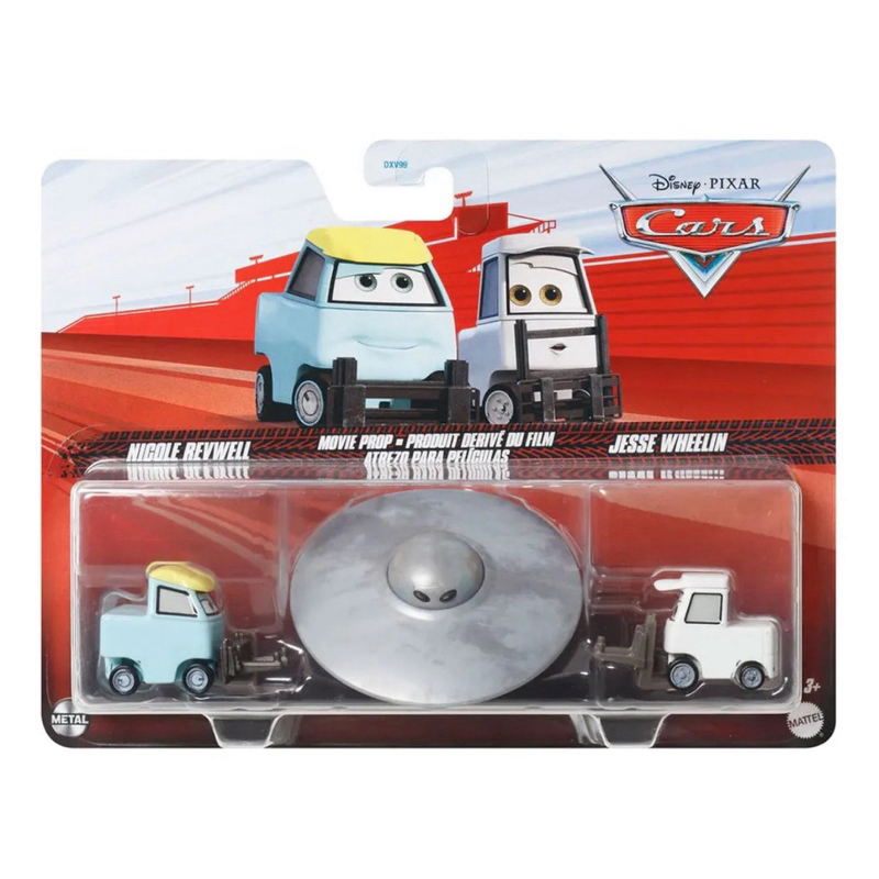 Miniatura Disney Cars Pixas Pack 2 Movie Prop - Nicole Revell & Jesse Wheelin