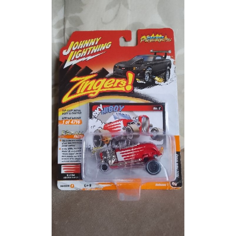 Miniatura Carrinho Johnny Lightning Zingers 1932 Ford Hiboy