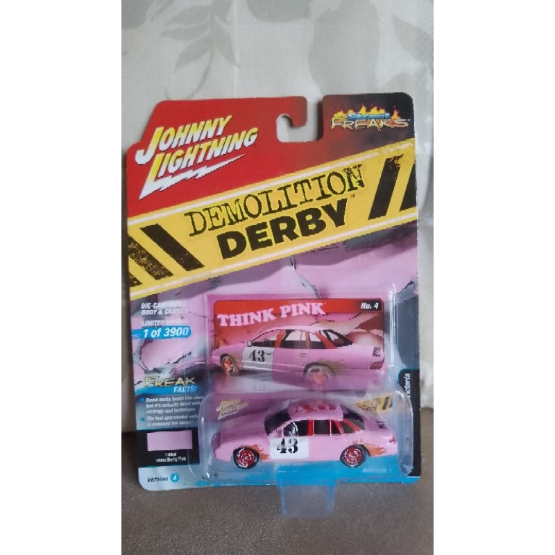 Miniatura Carrinho Johnny Lightning Demolition Derby 1997 Ford Crown Vitória