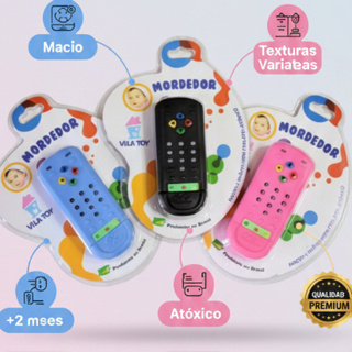 Mordedor macio Infantil Macio Para Bebê Controle Remoto Vila toy em Oferta na Shopee