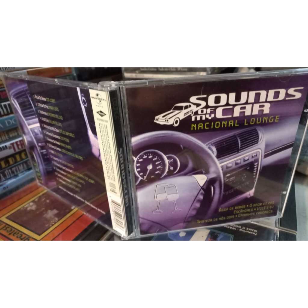 cd sounds of my car nacional lounge - Impecavel Nara leão tom jobin zizi possi marina lima joão donato caetano veloso na