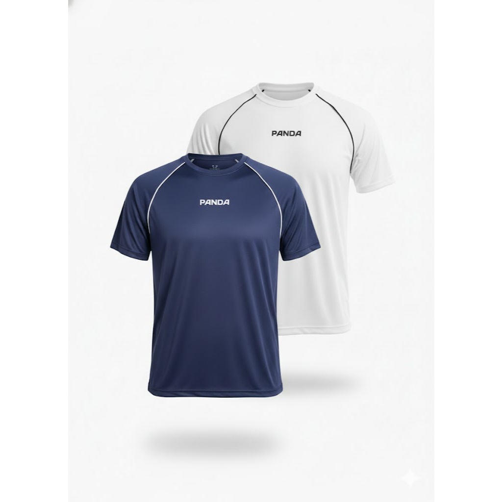 kit com duas camisetas masculinas dry fit para academia/corrida/treino com proteção uv em Oferta na Shopee