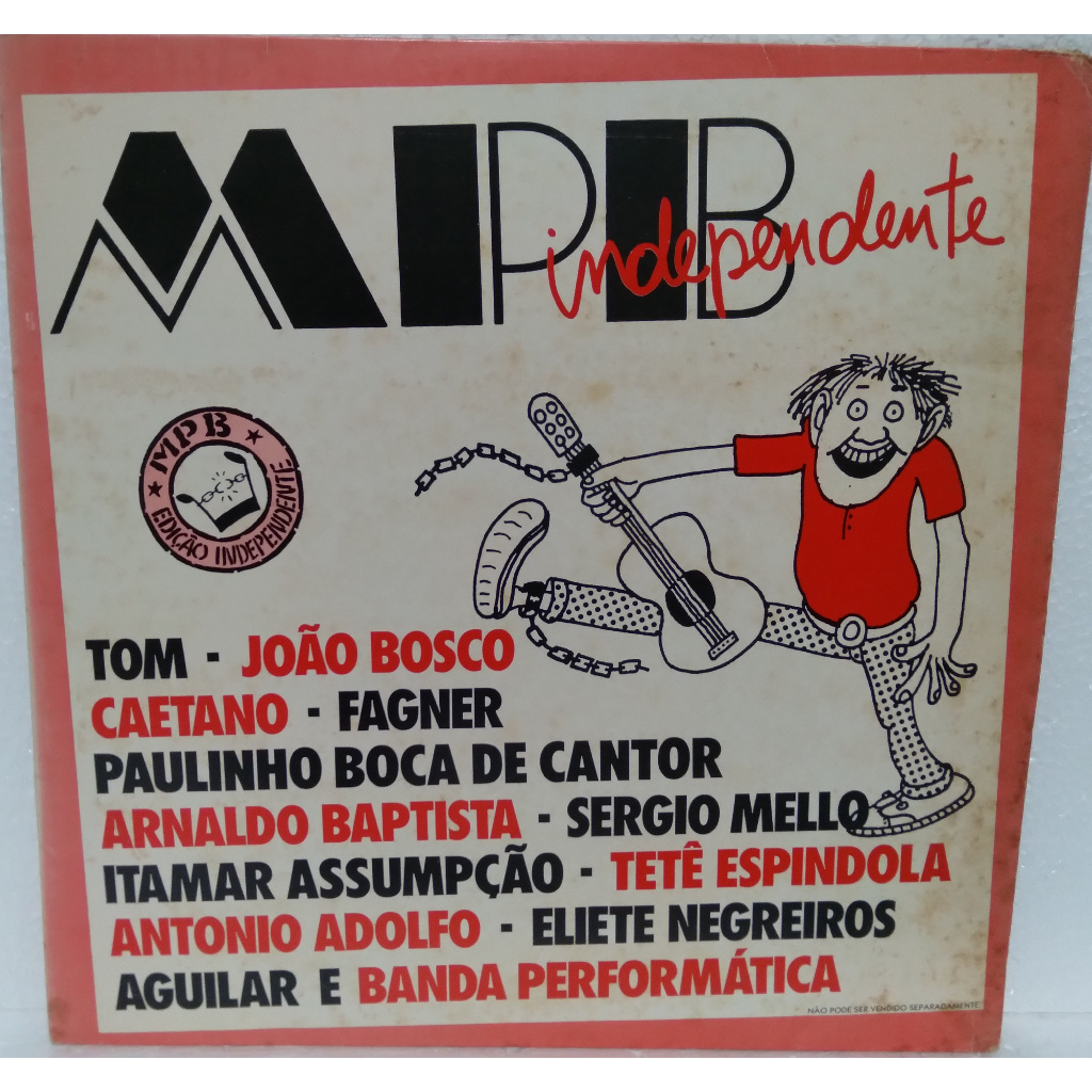 Lp - MPB Independente (Pasquim) - 1982 (Itamar Assumpção, Arnaldo Baptista, Antonio Adolfo, Outros