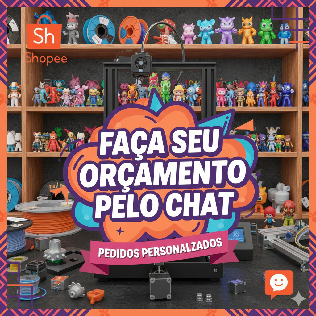 Crie Seu Mundo! Peças e Pedidos Personalizados em Impressão 3D! ✨ em Oferta na Shopee