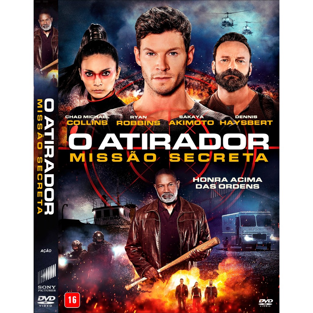 DVD Filme: O Atirador - Missão Secreta (2022) Dublado e Legendado