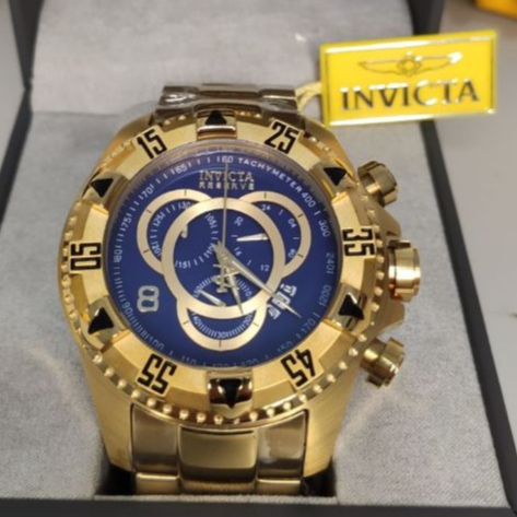 Relógio Masculino Invicta Excursion Reserve 6469 100% Original a Prova D'água Mostrador Azul + Caixa